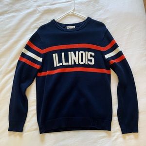 ILLINOIS crew neck knit sweater